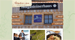 Desktop Screenshot of hofgasteinerhaus.at